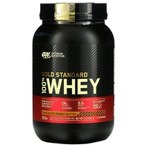 옵티멈 골드 스탠다드 웨이 초콜릿 땅콩버터 파우더 907 g 1통, 2 Pound, 1개