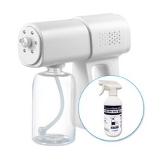 [살균소독제 500ML 증정] 방역소독기 무선 방역기 소독 연무기 분무기 충전식 가정용, 2. 기기 + 소독제 5L (500ML X 10개)