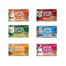동동이네 고양이 캔 동원 뉴트리플랜 캣 캔 160g 6종 중 택1 배변활동 도움 그레인프리 고단백 습식 통조림 캔간식, 1개, 흰살참치와 닭가슴살