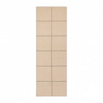북유럽 브리타스웨덴 Brita Sweden 루스 PVC 매트 카페트 러그 스톤 70x105 cm