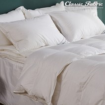 클래식패브릭 헝가리 구스이불 90 화이트 슈퍼싱글 350g + [사은품 베개커버증정]