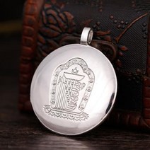 달마카드 불교카드 불교 공급자 실버/골드 네팔 수제 조, 없음, 은+2cm