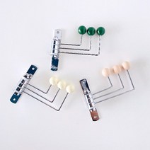 바이에스컴퍼니 빈티지 우드볼 코트랙 회전형 벽행거 옷걸이 소품걸이, 접착식나사 2P, 1개