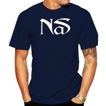 NSA 가정용 반팔티 긴팔티 NAS black new mens s logo hip hop up xxl rap band xl gangstas, Men blue_L