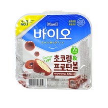 바이오 초코링프로틴볼 토핑요거트 130g x 9개, 상세페이지 참조