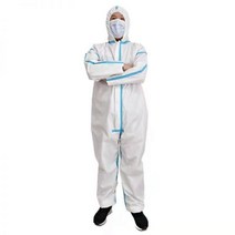 방수 방진 오염방지 작업복 일회용 보호 복 원피스 두꺼운 오일 방지 스프레이 페인트 효소 목욕 돼지 농장 격리, XXL_매우 두꺼운 스트립(발 없음) 파