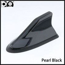 저렴한 범용 방수 상어 지느러미 안테나 현대 i30 i20 용 강력한 라디오 FM AM 신호 자동차 스타일링, 04 Pearl Black