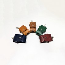 레더해일 모차르트 골프공 2구 케이스 5컬러 주문제작 명품 골프공 케이스 천연가죽, 딥씨(Deep Sea), 골드(Gold)