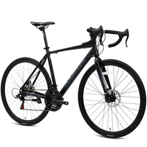 프로마스터 에어리스R2.1D 700C 시마노21단 입문용 로드자전거 디스크 무료조립, 무광블랙, 에어리스R2.1D 430프레임, 무료조립+고급사은품