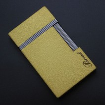 라이터제작 전기 부싯돌 터보 플라즈마 레트로클래식 초박형 그라인딩 휠 라이터 레트로 금속 불꽃 부탄, 06 Gold fred