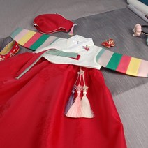[럭셔리한복] 329.삼꽃아이(여) _ 아동한복 여아한복 돌한복 유아 아이한복 물실크원단 색동 저고리 전통 스타일