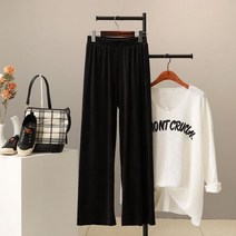 모노시크 나르토 벨벳 와이드 밴딩 팬츠 MNPS253