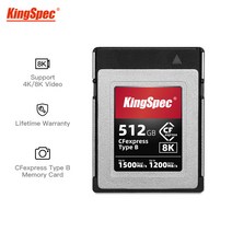 KingSpec CFexpress 카드 256GB 512GB CF express 카메라 용 고속 메모리 카드 Raw 4K 비디오, 한개옵션1