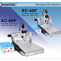 목공펜 선형 가이드가 있는 CNC 더 정밀한 벤치탑 40F 60F 조각 밀링 2023 새 버전, 5.40F 3axis 1500W - 110V