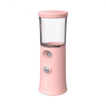 미스트 스프레이 30ml 페이셜 나노 분무 물 보충제 딥 모이스처라이징 수분 공급 얼굴 가습기 미용 기기, [01] PINK WITH LIGHT