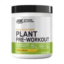 옵티멈뉴트리션 골드 스탠다드 플랜트 식물성 프리-워크아웃 레몬 라임에이드 240g Optimum Nutrition Gold Standard Plant Pre-Workout Lemo