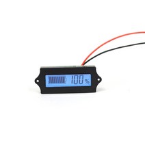 LCD 리튬 철 인산염 배터리 LiFePO4 산성 납 용량 표시기 디지털 전압계 테스터 12V 드롭쉽, 02 Green button behind