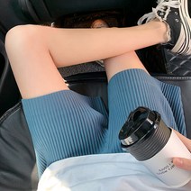 은창]와이드 플리츠 찰랑 반바지 바지 냉장고 주름 스판 무지 밴딩