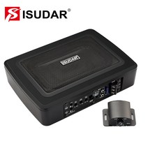 ISUDAR SU6901 자동차 서브우퍼 앰프 내장 파워 액티브 하이 레벨 로우 하이파이 자동 오디오 베이스 시트 슬림 150W 6x9