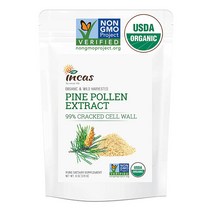 잉카스 파인 폴렌 파우더 송화가루 170g Incas Pine Pollen Powder Cracked Cell Wall