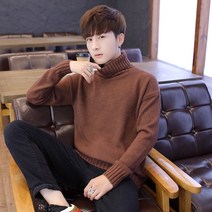 폴라넥 이너셔츠 남자목폴라코디 가을겨울 트렌드 와이드 루즈핏 커플 두꺼운 보온 롱 이너티셔츠 562819886