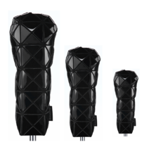 파크골프채 전용 휴대용 커버 방수원단 3가지 색상, 검정색