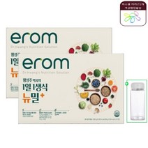 이롬 황성주 박사의 1일 1생식 뉴밀 플러스 30g +흔들컵+파스텔 머리끈2개, 2박스+흔들컵+사은품