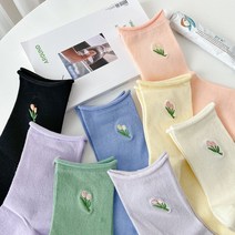 소확품 릴리 돌돌이 중목양말 8종 1세트 러블리 여성 학생 패션 고퀄리티