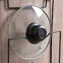 드림 걸이형 주방 후라이펜 냄비뚜껑 거치대 1+1 트레이 홀더 보관대 선반 정리대 주방선반 도마, 화이트, 화이트