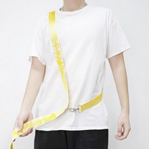 고양이용품점 강아지용품점 강아지고양이편의점 다기능 개 훈련 가죽 끈 나일론 더블 가죽 끈 핸즈프리 납 금속 d-링 가죽 끈 애완견 러닝 하네스, 담황색, 3.5x249cm