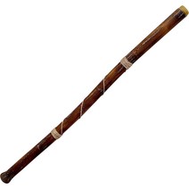 손으로 구운 모던 디저리두 - 밀랍 마우스피스 플레이어 D 키 World Percussion USA 제작