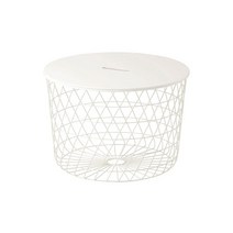 이케아 KVISTBRO 크비스트브로 수납테이블 화이트 61 cm 303.222.40