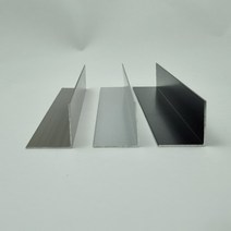 렉산 PC판 부자재 ㄱ자몰딩 코너바 30mm/45mm_6M(2000mmX3개), 45mm코너몰딩(흑색)_2000mmX3개