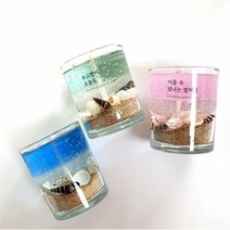 달빛마녀캔들 달빛마녀캔들 7온즈3개 바다 젤캔들 만들기키트 (8364912), 클린코튼 그린