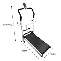 런닝머신 접이식 저소음 실내 헬스 가정용 업소용 워킹머신 훈련 디딜 방아 스포츠 체육관을위한 운동기구 전기 접는 디딜 방아 기계 실행 디딜 방아, 금