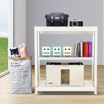 3단 아크점 중앙 경량랙 아이스크림 진열대 과자 진열장 철제선반수납 정리대 1200x450, 아이보리
