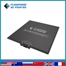 초정밀 Flashforge-어드벤처 3/3C/3LITE/3 Pro 3d 프린터 부품 플렉서블 빌딩 플랫폼 어셈블리 예비 교체, 01 빨간