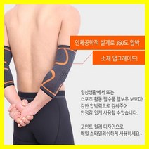 엘보우보호 팔꿈치보호대 압박 밴드 골프 배드민턴 엘보 헬스 보호대 형광컬러 3색
