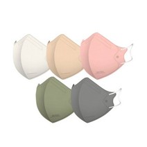 키리아슬림황사방역마스크(KF94)(대형), 20개, 컬러혼합, 5매입