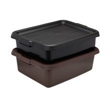 식당용 뷔폐용 업소용 호텔용 짬통 수거통 설거지통 분류통 다용도 식기수거함, 검정색, X