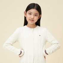 케이블 니트 가디건
