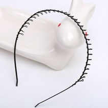 블랙투스 철사 머리띠 남여공용 세안 헤어밴드