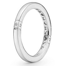 테니스스트링 럭실론 알루파워 릴 925 스털링 실버 반지 높은 하트 크라운 솔리테어 크로스오버 포장, 11 PAR244_03 7