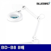 NIM0288444002981 조명확대경-스탠드형 (1EA) 8배 BD-B8 블루텍 127mm(5Inch), 1