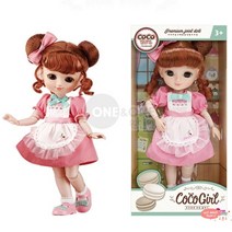 구체 관절 인형 사람 미니 어린이날 선물 구관 쿠킹클래스 34cm 어린이 공주 장난감, 단품, 단품