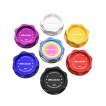 자동차 휠 너트 자동차 경주 JDM 오일 탱크 캡 MUGEN 스푼 스포츠 VTEC NOS HKS 엠블럼 필러 커버 개조된, 04 MODULO_06 PURPLE, 04 MODULO_06 PURPLE