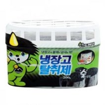 냉장고탈취제 1P 참숯성분 슬림한디자인 청소 냄새제거제 소취제, 단품