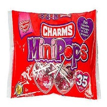 Charms Cherry Mini Pops (35 Cherry Suckers), 1