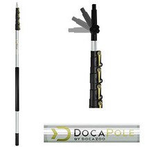 DocaPole 6-24 Foot Extension Pole - Multi-Purpose Telescopic Pole // Light Bulb Changer // Paint Rol, 1