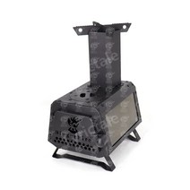 리릭테일 펠릿난로 불멍 가정용 우드앤번, 수납가방+어댑터